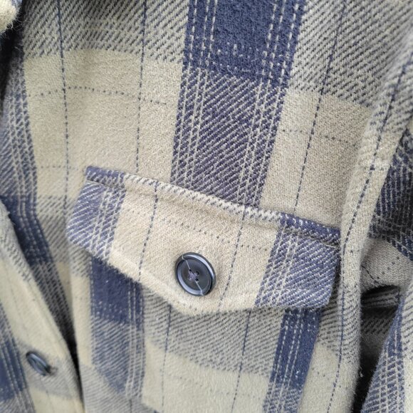 Lucky Brand Olive Green and Black Shacket - Picture 4 of 7